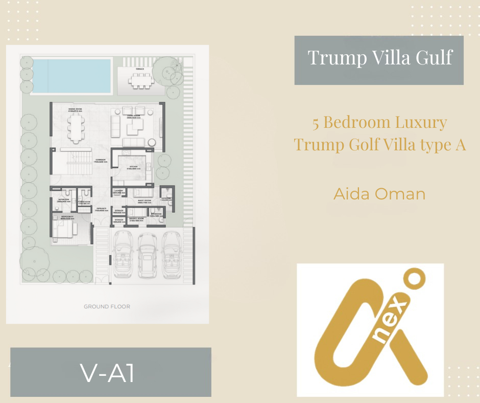 5 Bedroom Luxury Trump Golf Villa - Grand Floor
